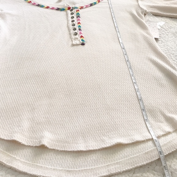 ❄️PD❄️ Free People Rainbow Thermal Tee (S) - Picture 8 of 8